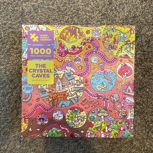 The Crystal Caves Jigsaw Puzzle - Multicolor
